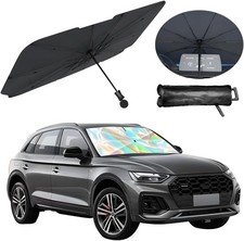Car Windshield Sun Shade Umbrella, Foldable Automotive Sunshade Cover for Block