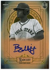 2020 Parkside BARON RADCLIFF Negro League Baseball Museum Autograph Gold RC /69