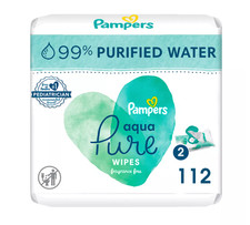 Pampers Aqua Pure Sensitive Baby Wipes - 112ct