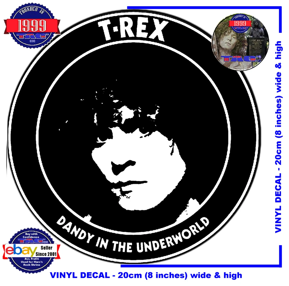 T.REX 14-PAGE 2026 WALL CALENDAR & A3 POSTER - A MARC BOLAN SHRINE FUNDRAISER - Image 3 of 4