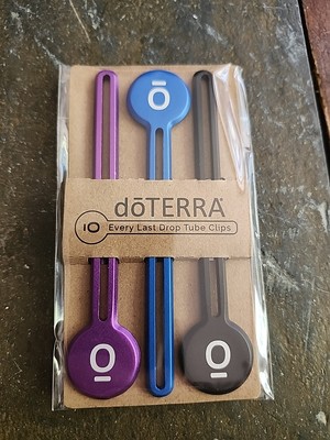 3 Pcs doTERRA Every Last Drop Tube Clips 