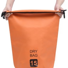 Dry Bag Waterproof Backpack Dry Sack Dry Bag with Zipper Orange PVC vidaXL