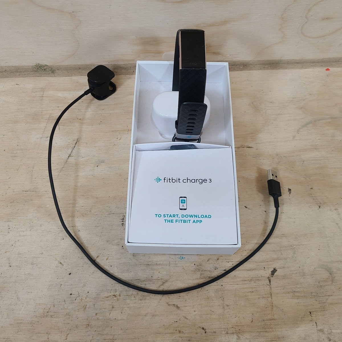 Fitbit Charge 3 Fitness Wristband - Rose Gold w/ Charger | eBay