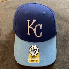 Kansas City Royals Youth Hat '47 MVP Adjustable Ball Cap MLB Baseball