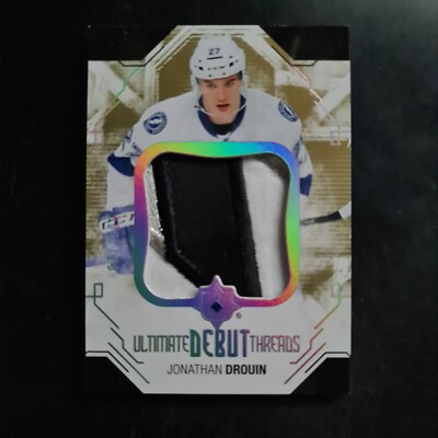 2014-15 Ultimate Collection Debut Threads #DTJD Jonathan Drouin (3CLR) #077/100