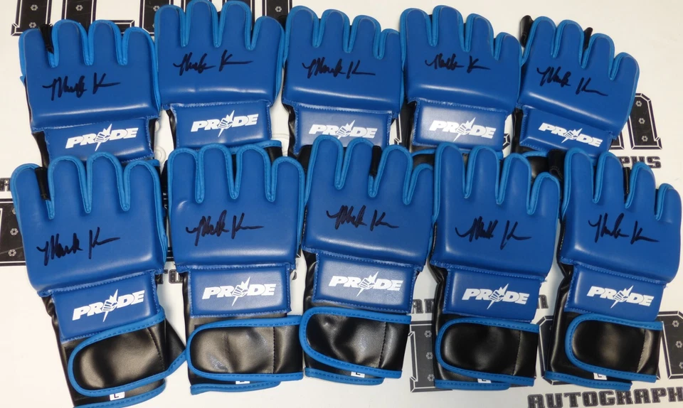 Mark Kerr Signed Replica Pride FC MMA Fight Glove BAS COA UFC Smashing Machine - Image 3 of 4