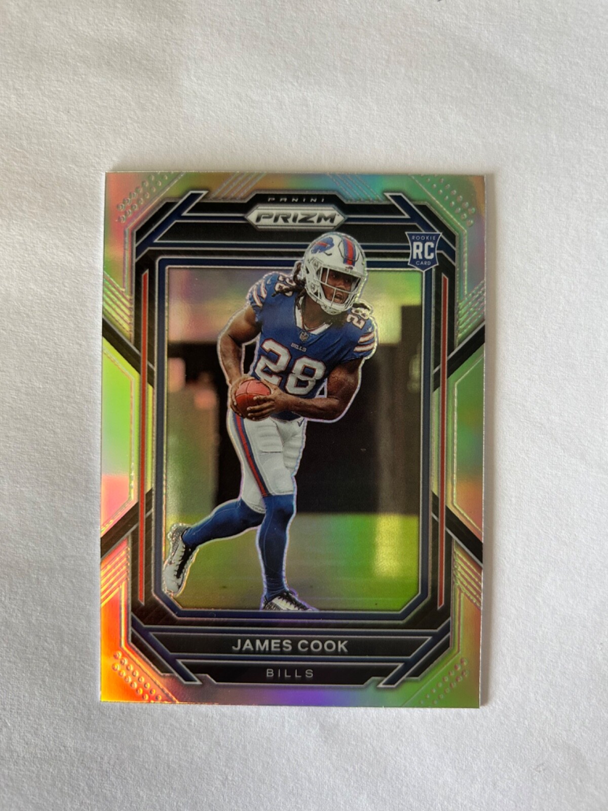 2022 Panini Prizm James Cook Silver Prizm Rookie Card #319 Buffalo Bills RC