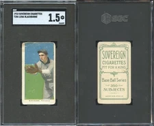 T206 Lena Blackburne ~~ SGC 1.5 ~~ Sovereign 350 back