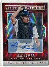 2015 Elite Extra Edition mac James AUTO AUTOGRAPH RC 480/799 TAMPA BAY RAYS