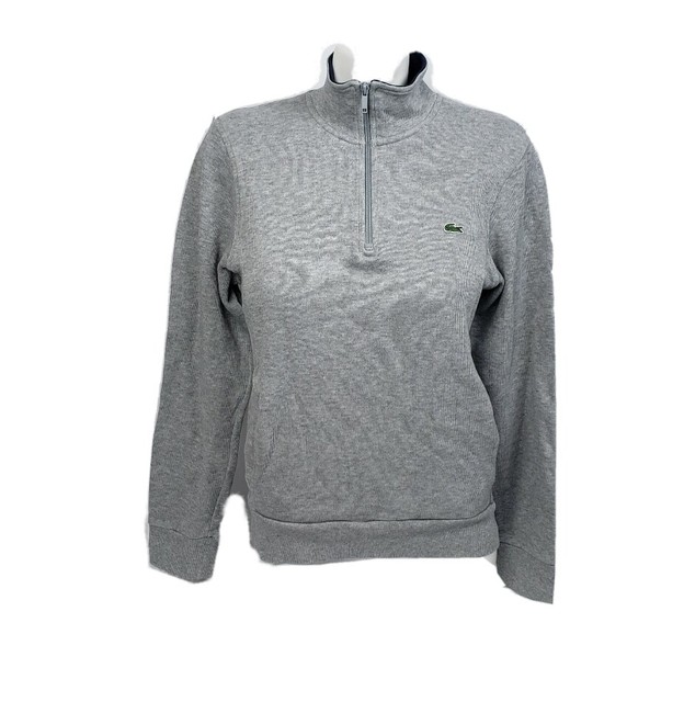 grey lacoste jacket