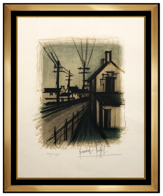 Bernard Buffet Original Color Lithograph Hand Signed Modern