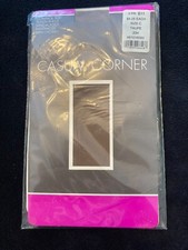 NEW VINTAGE CASUAL CORNER HOSIERY TAUPE PANTYHOSE SIZE C 