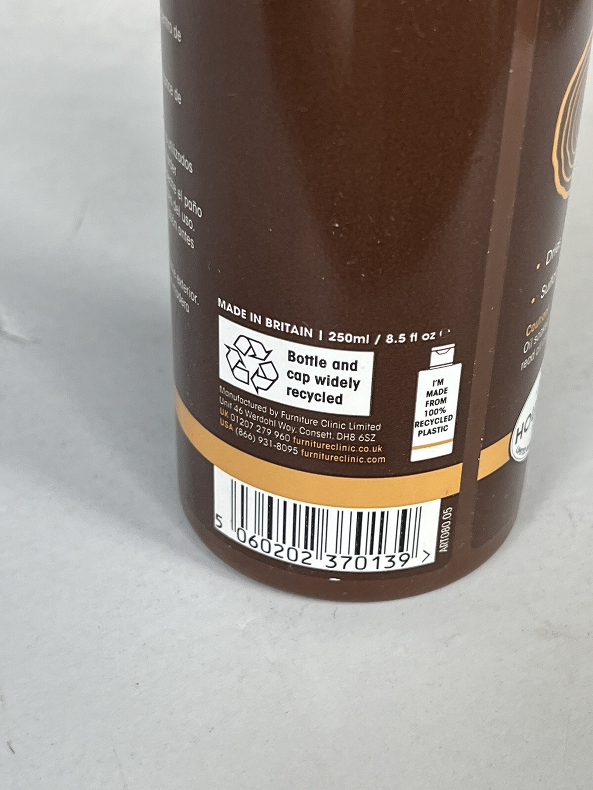 Furniture Clinic Boiled Linseed Oil for Wood Furniture & More Restore a