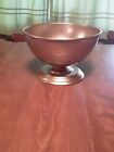 New Cheers To Love Gold Metal Wedding Bowl on Pedestal by Style Me Pretty 10"x7"