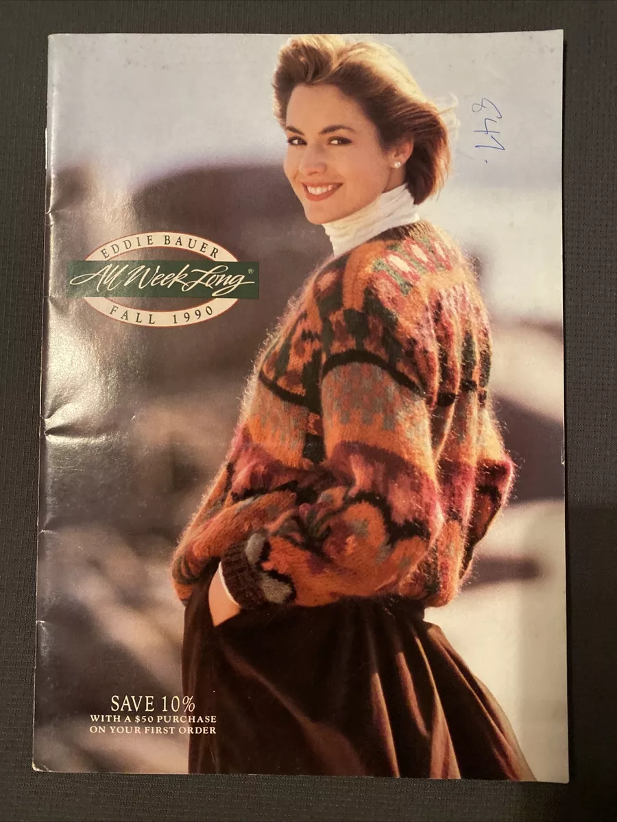 Spring 1990 EDDIE BAUER Women's Clothing Catalog 56pgs LikeNew Inside Rare