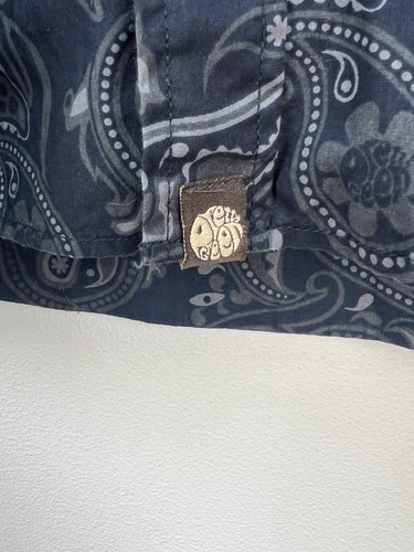 Pretty Green Paisley Shirt Long Sleeve Mens Size M - Picture 5 of 6