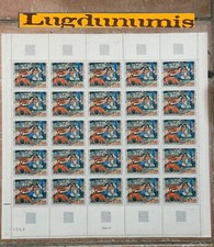 Planche Timbre N° 1568 25 Timbres 1968 1 F. Paul Gaugin L'Arearea (1848-1903)