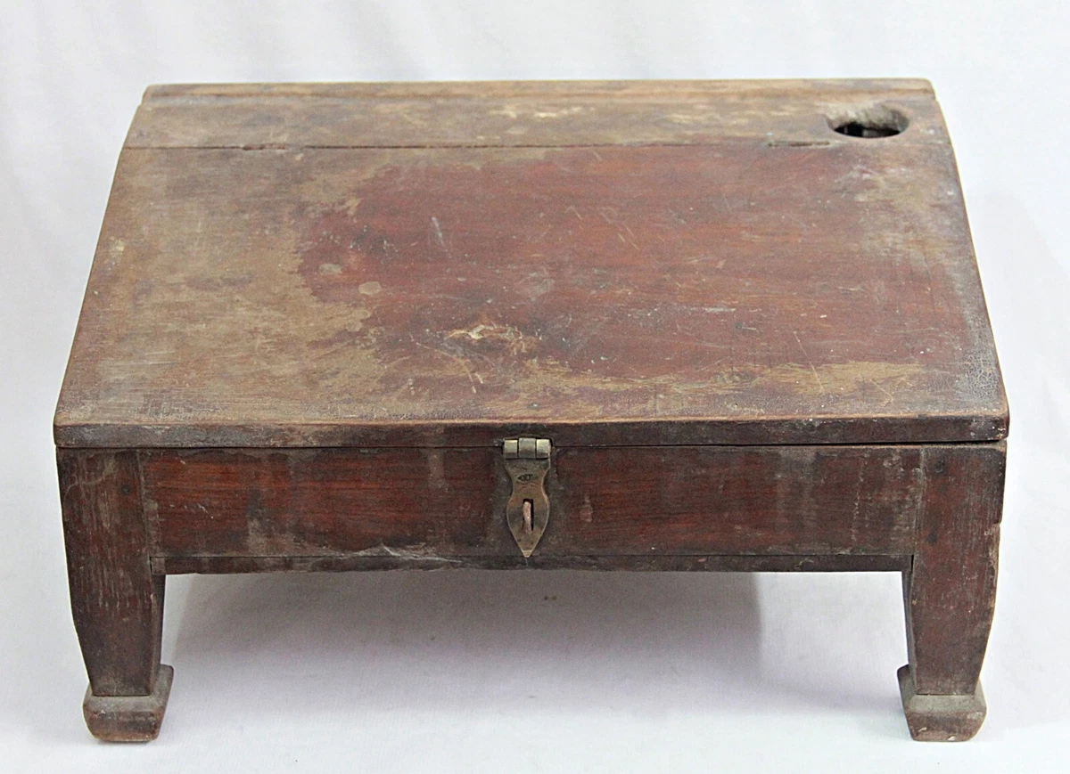 Antique wooden on sale study table