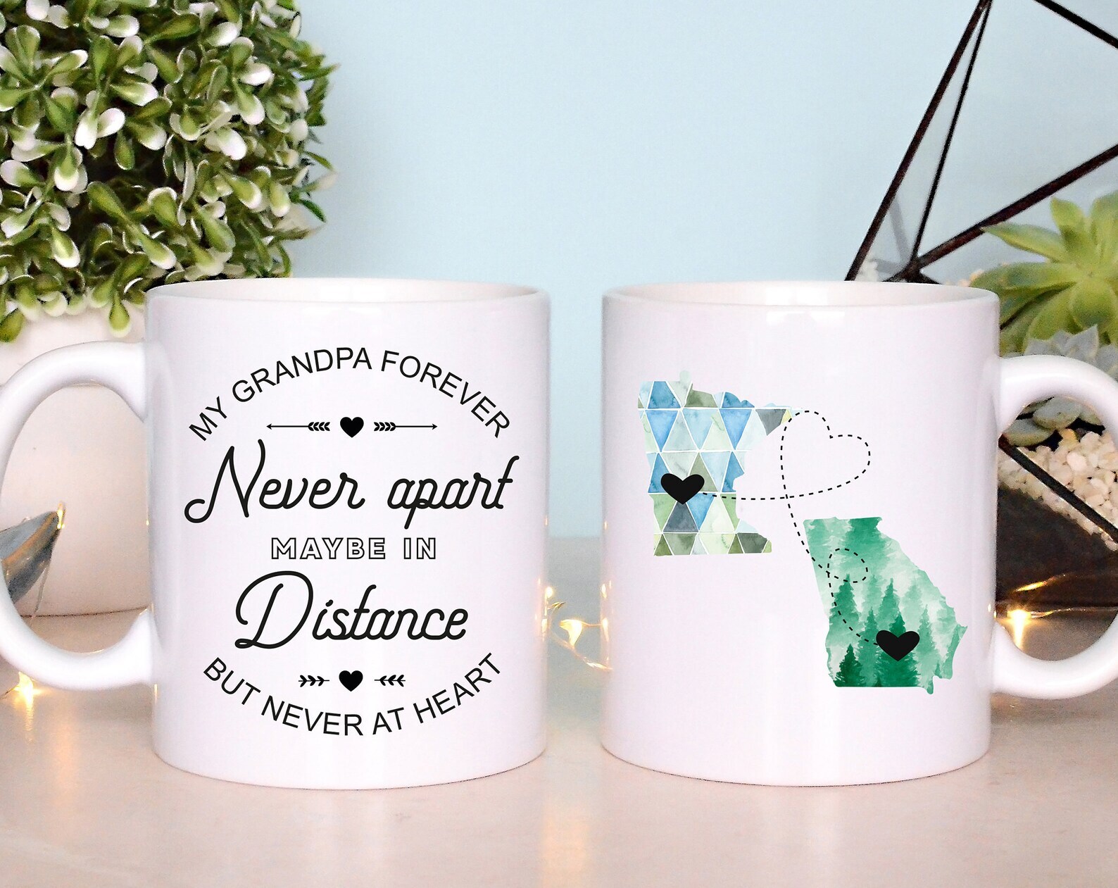 Personalized Grandpa Mug Long Distance Grandfather Mug Fathers Day Mug Favorite