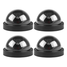New 4-Pack Dummy Security Cameras with Flash LED for Home  Shop