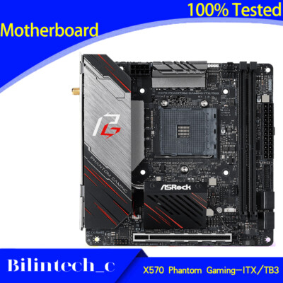 FOR ASRock X570 Phantom Gaming-ITX/TB3 Motherboard Supports DDR4