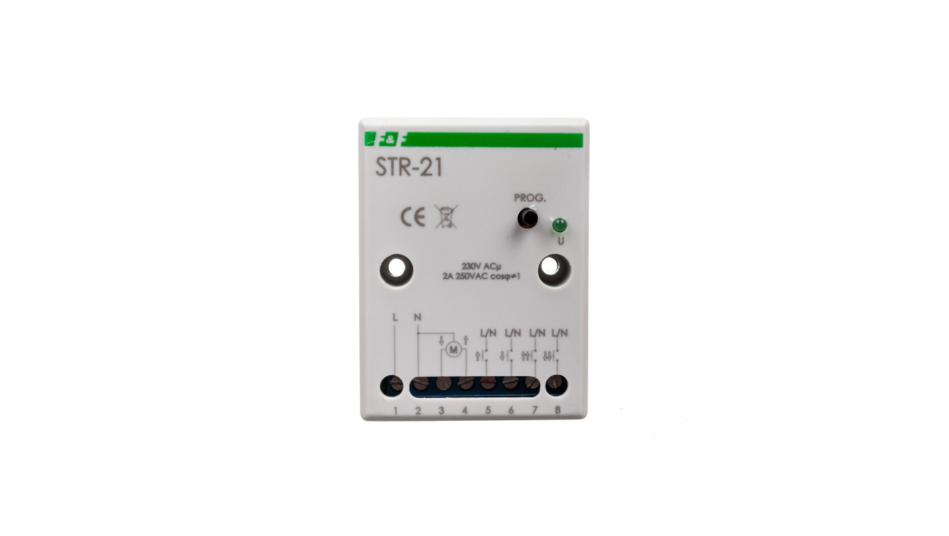 STR Roller shutter controller 230V white 50-60Hz screw STR-21 /T2UK