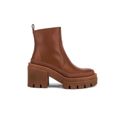 Jeffrey Campbell Quavo Platform Bootie Equitare Claudette Boot Tan