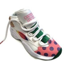 Reebok Question Mid Junior Sz 3 Candy Land x Hasbro Iverson Rainbow Trail GZ0082