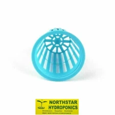2 " inch BLUE HEAVY DUTY NET CUP POT HYDROPONIC CLONE GROW KIT DURABLE 20 count
