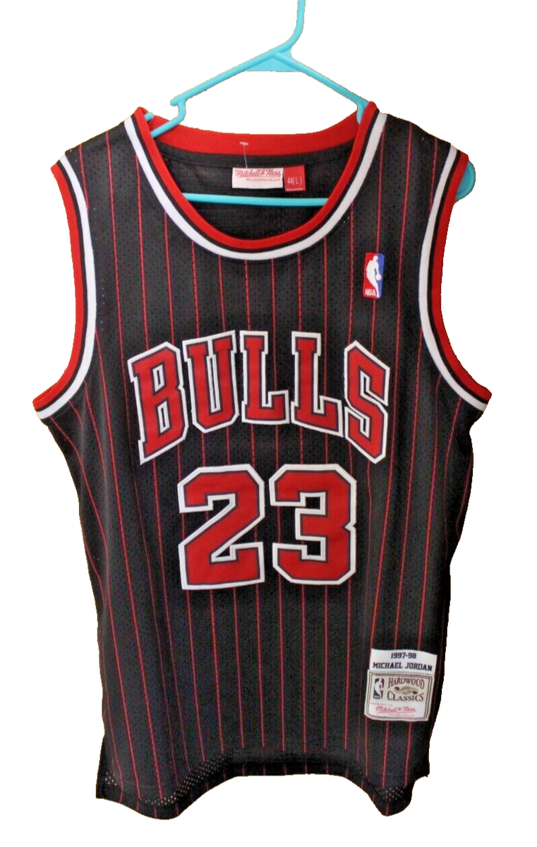 Chicago Bulls #23 Michael Jordan Hardwood Classics Jersey (L) 44