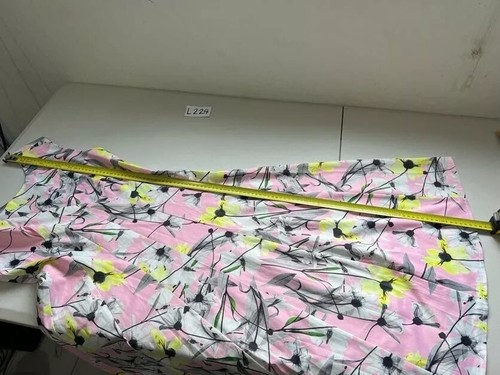 Johnston & Bell Floral Round Neck Sleeveless Sheath Dress Pink Size 12 - Picture 10 of 13