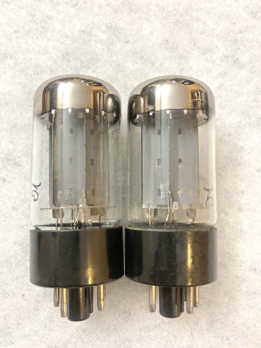 Mullard GZ34 5AR4 Mazda Belvu Label F32 NOS Testing Values Matched