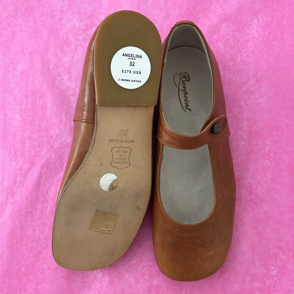 Zapatos Bonpoint Niñas 32 EU Cuero Marrón Marta Foto 2 de 3