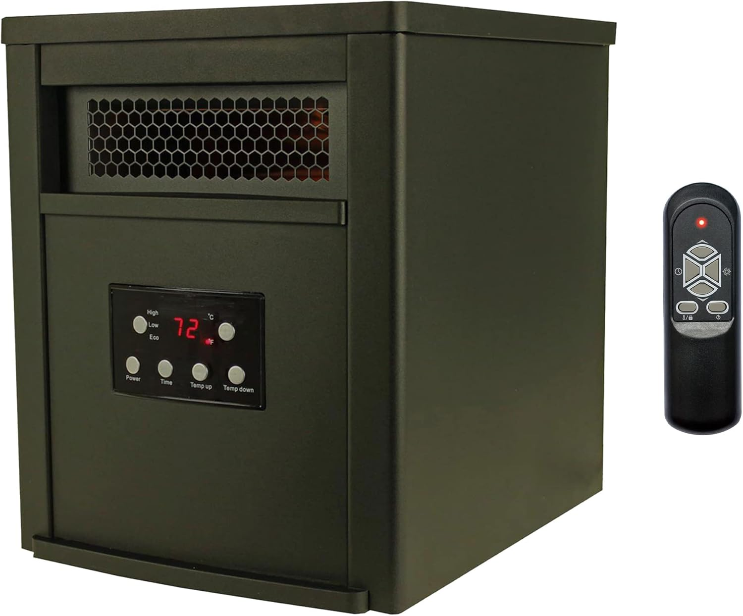 LifeSmart Infrared Quartz Space Heater, 1500W Portable Electric Heater with Remo