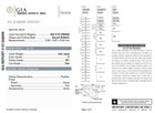 GIA 14k white gold 2.22ct round diamond engagement ring wedding band 6.2g 6 — photo 9