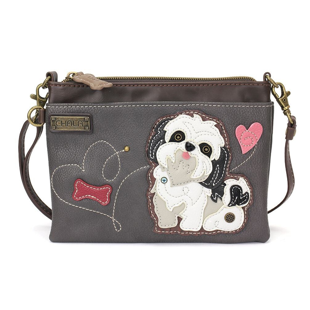 Dog Lovers Crossbody Bag - Paw Print Design Convertible Cellphone Handbag For Dog Moms 5 thumbnail image