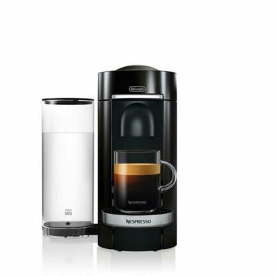 De'Longhi Nespresso Vertuuplus Deluxe Coffee Maker - Black (ENV155B)