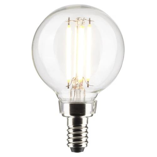 Satco S21204 LED Filament Bulb 120V 4W 40W G16.5 Candelabra E12 2700K Warm White - Picture 2 of 12