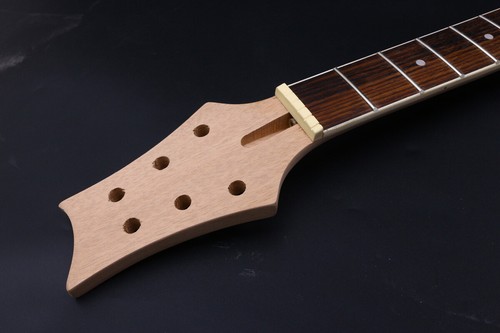 1 juego de kit de guitarra mástil de guitarra 22 trastes diapasón acolchado cuerpo de guitarra de arce - Imagen 7 de 9