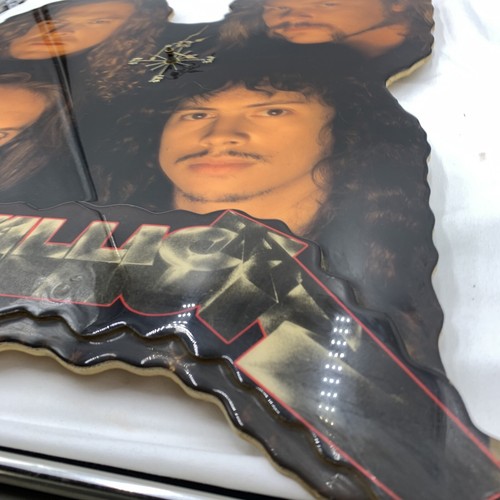 METALLICA Vintage HUGE CLOCK! 28"x22" Not Working Rock Metal - Picture 16 of 16