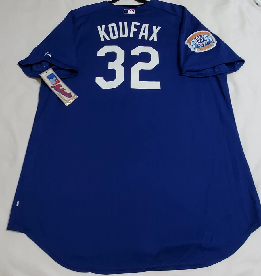 AUTÉNTICO 50 2XL, LOS ANGELES DODGERS, SANDY KOUFAX Cool Base Jersey Foto 2 de 4