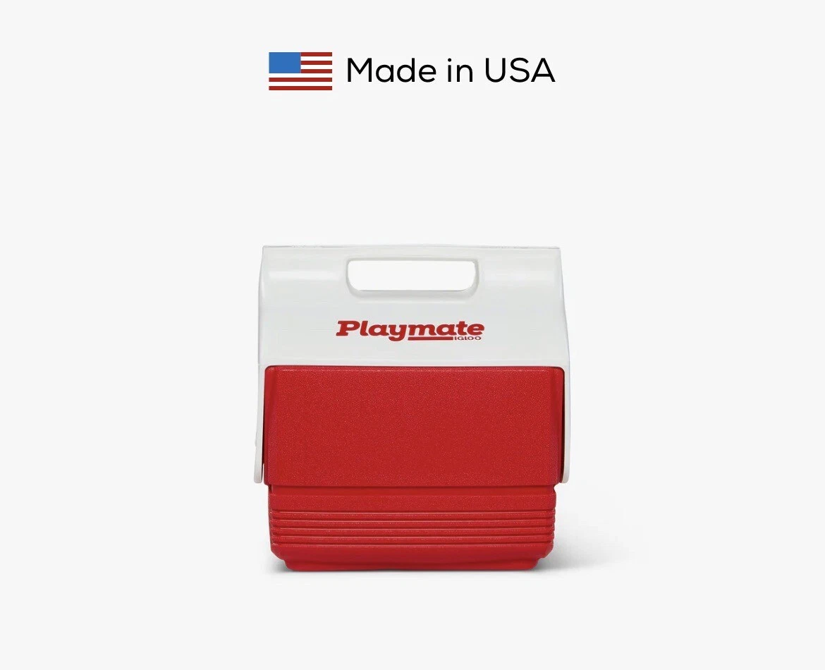 IGLOO Playmate Mini 4 qt. Hard Cooler - Red/White