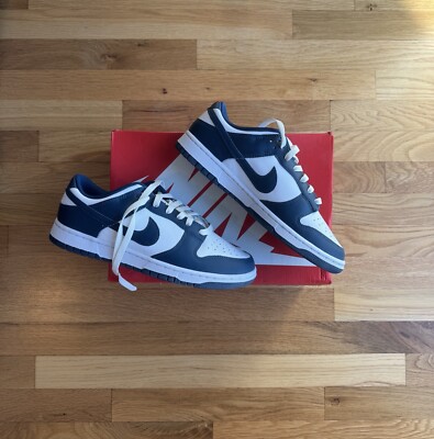 Size 9.5 - Nike Dunk Low Velarian Blue/White