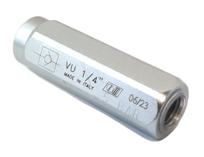 Hydraulik Rückschlagventil - Rückschlagventil VU 1/4'' bis 1'' - 5 bar Rissdruck