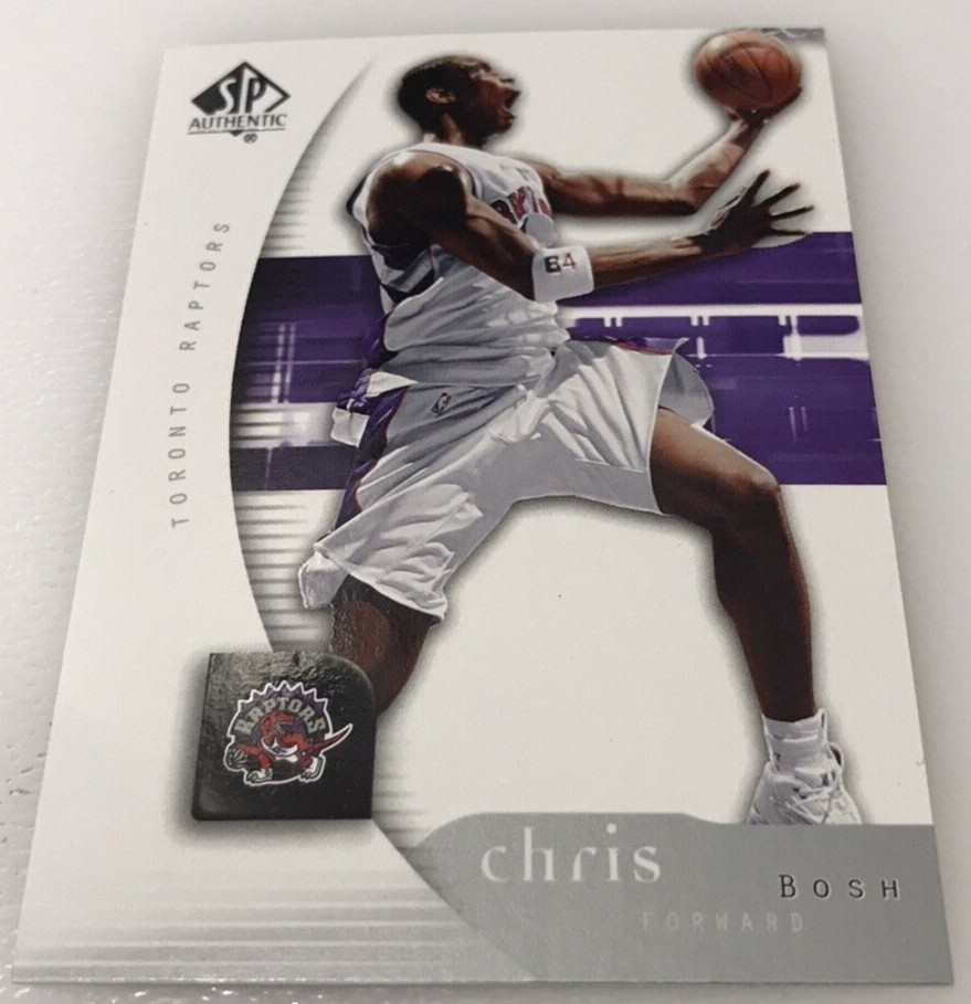 2005-06 Upper Deck SP Authentic Chris Bosh #82 Toronto Raptors Card! D29