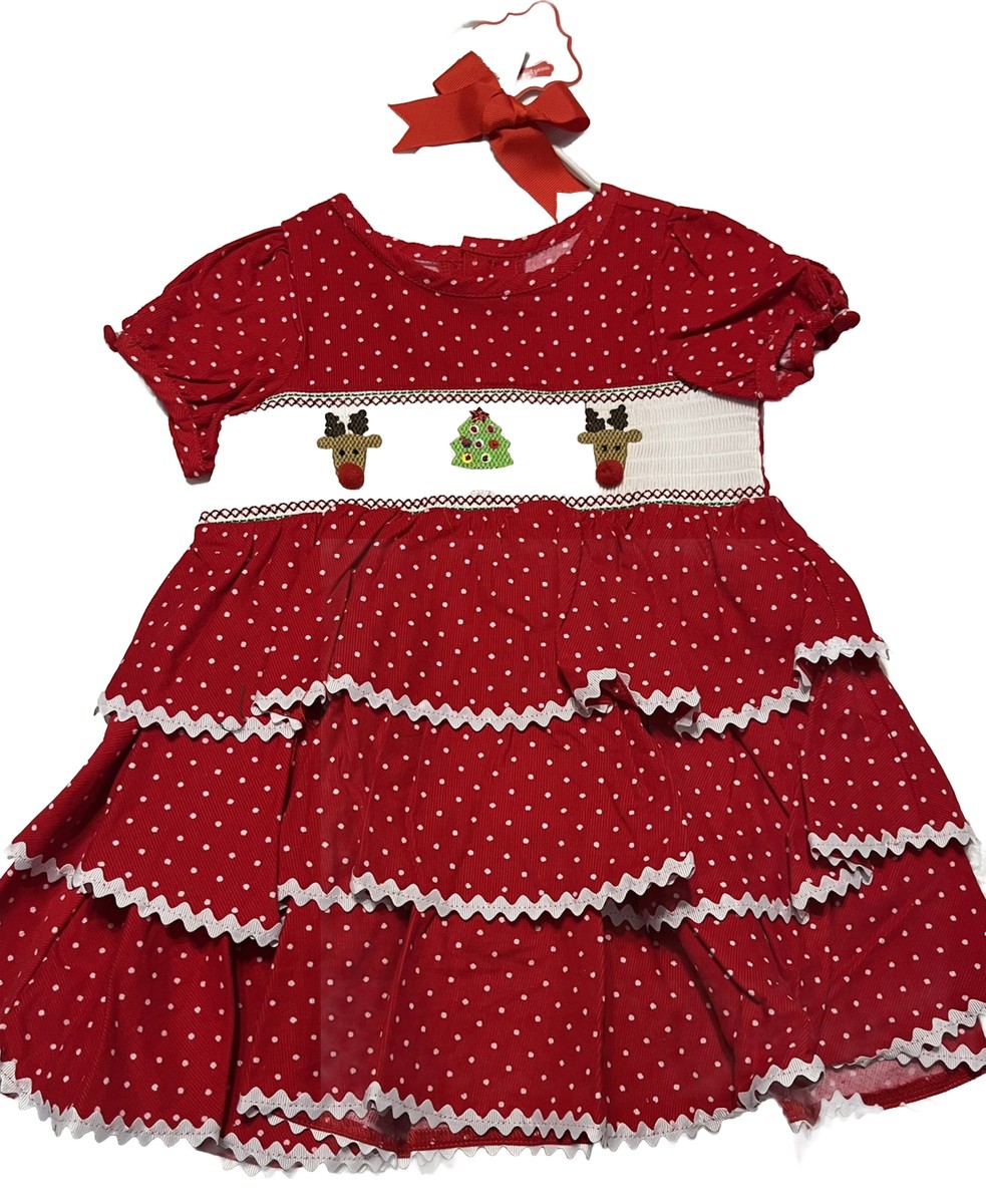 christmas dress for 12 18 months Mud Pie Smocked Size 12-18 Baby booties (as on the picture) GYMBOREE Baby Girl Holiday Christmas