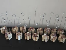 WINE CORK PICTURE CARD HOLDERS 15 PC