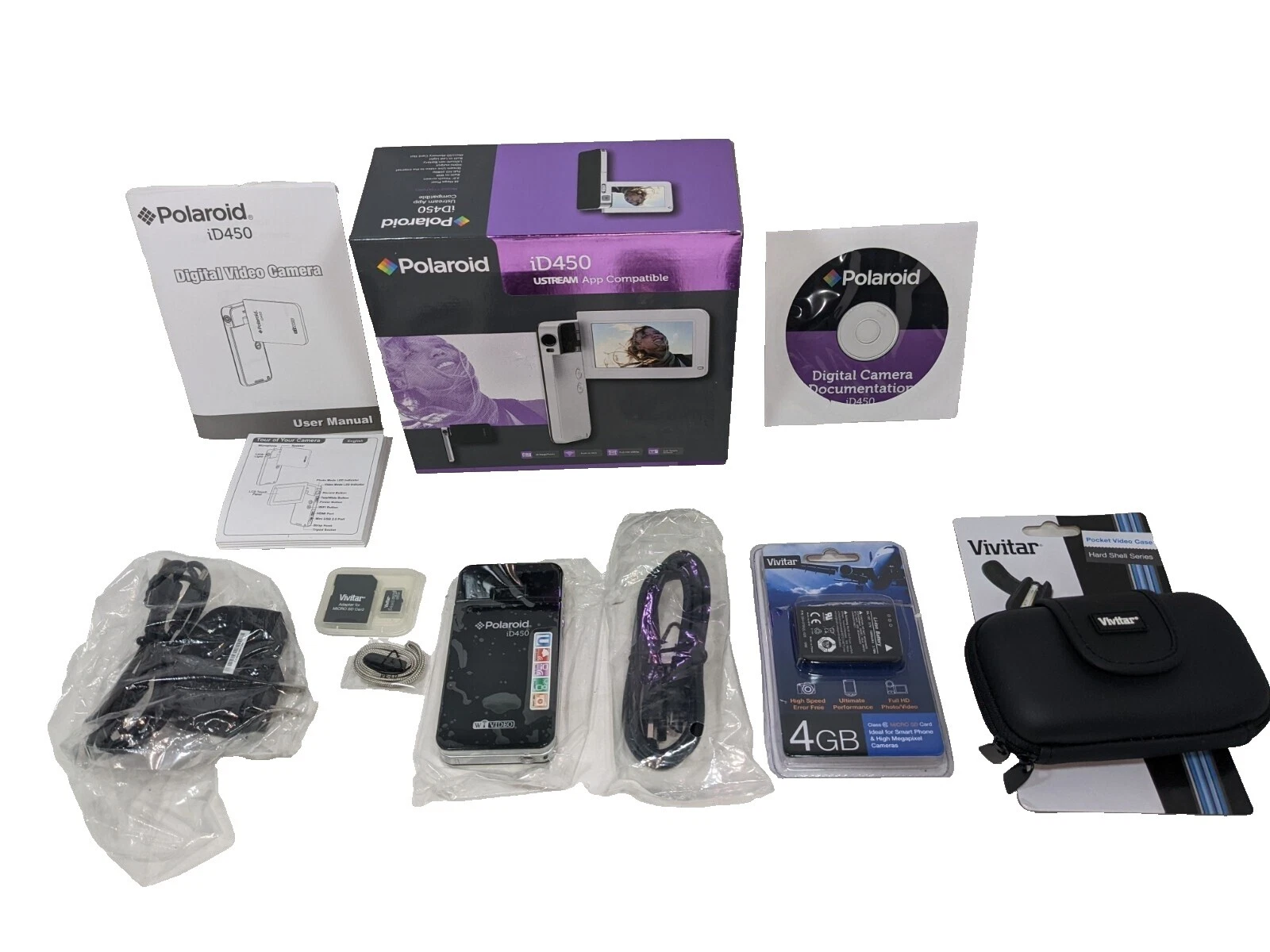 Câmeras de vídeo de Bolso Sakar Preto