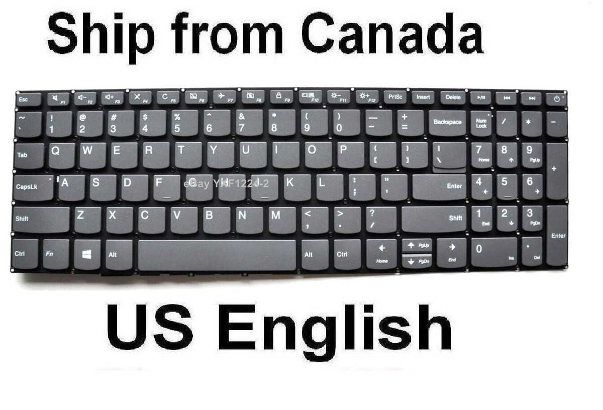 NUOVA Tastiera Inglese/russo/ebraico Per Lenovo IdeaPad S145