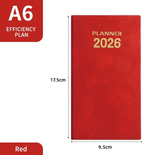 A6 2026 Agenda Book To Do List English Notepad Appointment Notebooks Students - Picture 11 of 20